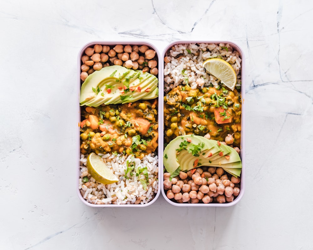 Menú vegetariano con opciones variadas